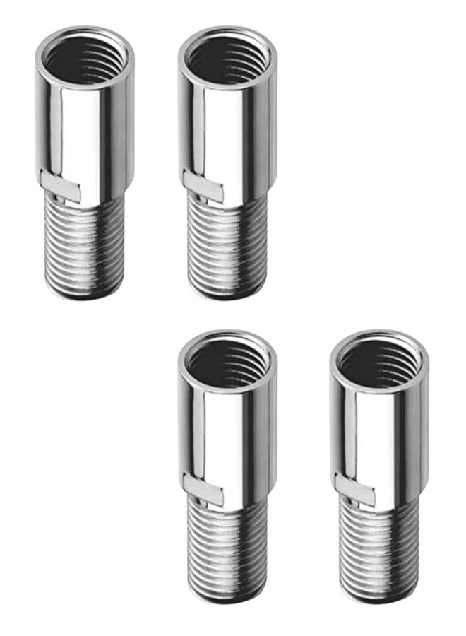 JAGGER وصلة تمديد صنبور JAGGER JAG393 SS304 لمقاس سن الصنبور (½ بوصة) | موصل شديد التحمل، مقاوم للصدأ، مانع للتسرب لصنابير الحمامات والمطابخ [عبوة من 4 قطع] (3 بوصة) - Image 1